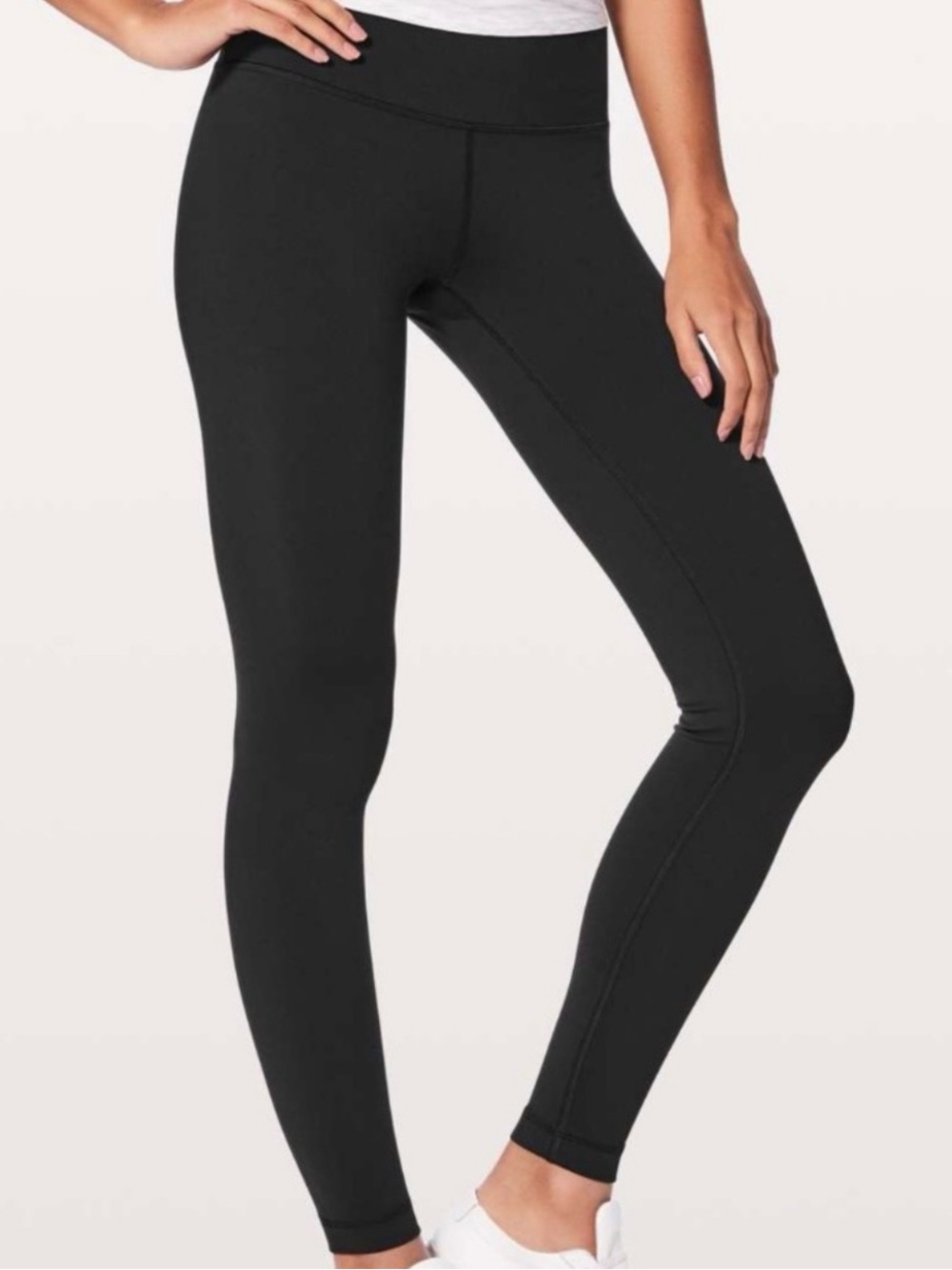 Lululemon Black Mid-Waist Women's Leggings Size 4